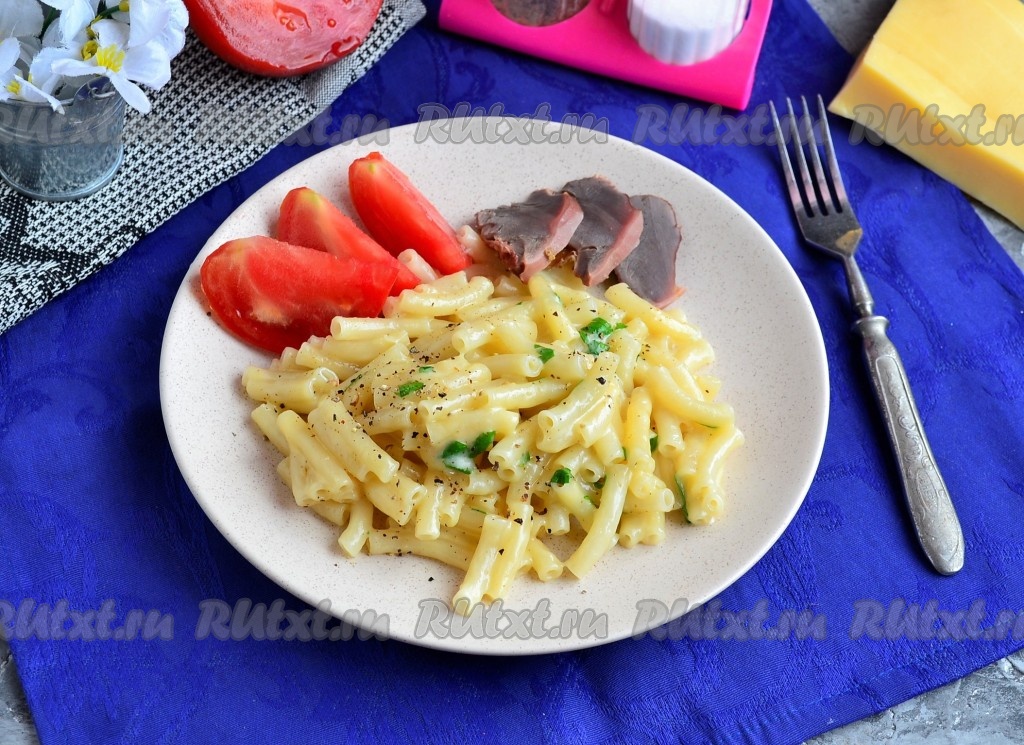 Фото 63 — Макароны с сыром: простой рецепт