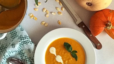 Photo of Суп-пюре из тыквы с имбирем