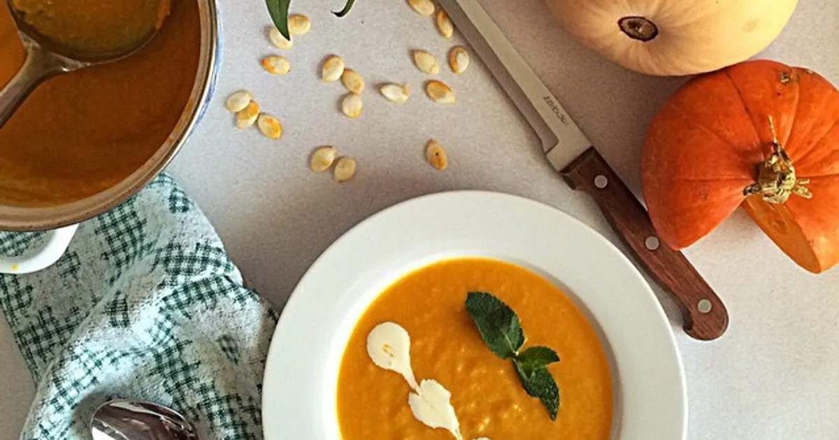 Фото 22 — Суп-пюре из тыквы с имбирем