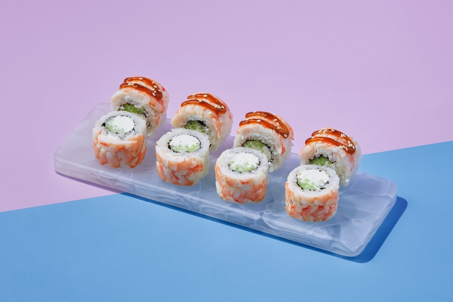 Фото 34 — Суши Филадельфия с креветкой