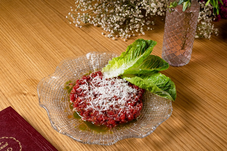 Фото 13 — Тартар из говядины с желтым перцем